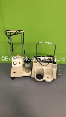 1 x Therapy Equipment Ltd Suction Unit with Suction Cup and 1 x Eschmann CP 100 Twin Suction Unit (Both Power Up) * SN 2796 / 100063 *