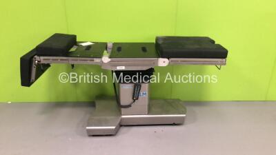 ALM Universis Electric Operating Table Ref 542123999 with Cushions and Controller (No Power) * SN AR 002091 *