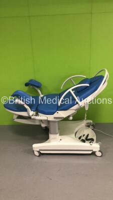 Borcad Medical AVE Electric Birthing Bed with Stirrups and Controller (Powers Up) *W*