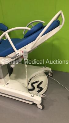 Borcad Medical AVE Electric Birthing Bed with Stirrups and Controller (Powers Up) *W* - 4