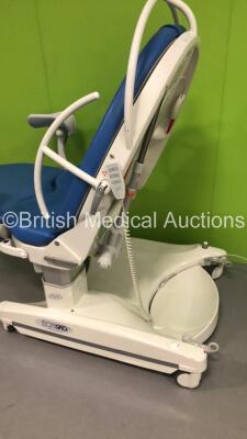 Borcad Medical AVE Electric Birthing Bed with Stirrups and Controller (Powers Up-Damage to Casing-See Photos) *W* - 3