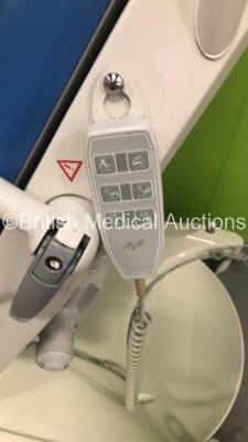 Borcad Medical AVE Electric Birthing Bed with Stirrups and Controller (Powers Up-Damage to Casing-See Photos) *W* - 4