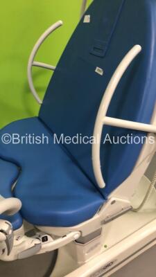 Borcad Medical AVE Electric Birthing Bed with Stirrups and Controller (Powers Up-Damage to Casing-See Photos) *W* - 5