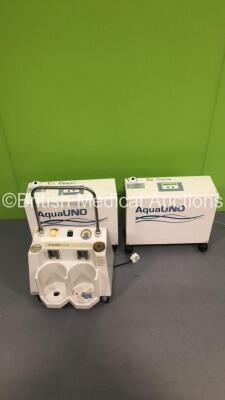 Mixed Lot Including 2 x Fresenius Medical Care Aqua Uno Reverse Osmosis Dialysis Water Treatment Systems and 1 x Eschmann VP35 Suction Unit (2 x Power Up,1 x Cut Power Supply)