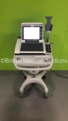 GE MAC 5000 ECG Machine on Stand (Powers Up with Blank Screen) - 2