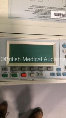 Hewlett Packard PageWriter 300 pi ECG Machine on Stand with 1 x 10-Lead ECG Lead (Powers Up) - 4