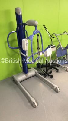 Large Mixed Lot Including 1 x Arjo Maxi Move Electric Patient Hoist with Controller (Unable to Test Due to No Battery), 1 x Arjo Standing Aid,1 x Welch Allyn Patient Examination Light,1 x Daray Patient Examination Light and 1 x Accoson BP Meter - 2