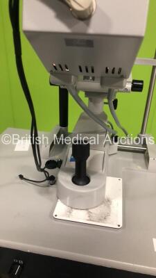 Zeiss RC 310 Fundus Camera with 2 x 10x Eyepieces on Zeiss BL20 Stand (Powers Up) * On Pallet * * SN 225878 * - 4
