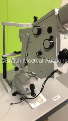 Zeiss RC 310 Fundus Camera with 2 x 10x Eyepieces on Zeiss BL20 Stand (Powers Up) * On Pallet * * SN 225878 * - 7
