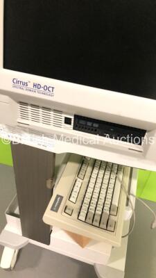 Zeiss Cirrus HD-OCT Spectral Domain Technology Model 4000 on Stand with Keyboard and Accessories (Hard Drive Removed-Slight Damage-See Photos) * SN 4000-7405 * * Mfd 2011 * - 5