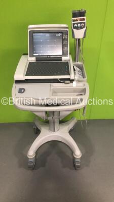 GE MAC 5500 ECG Machine on Stand with 1 x 10-Lead ECG Lead (Powers Up)