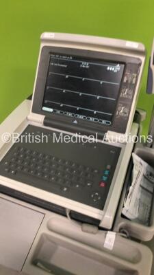 GE MAC 5500 ECG Machine on Stand with 1 x 10-Lead ECG Lead (Powers Up) - 5