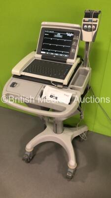 GE MAC 5500 ECG Machine on Stand with 1 x 10-Lead ECG Lead (Powers Up) - 6