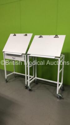 2 x Bristol Maid Mobile Presentation Stations *S/N NA*