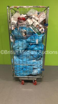Cage of Mixed Consumables Including Non Woven Swabs, Intersurgical i-Gel Supraglottic Airways and Waterjels (Cage Not Included - Out of Date)