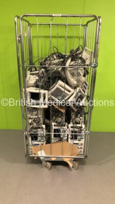 Cage of Approx 35 x Baxter Colleague CXE Infusion Pumps (Cage Not Included)