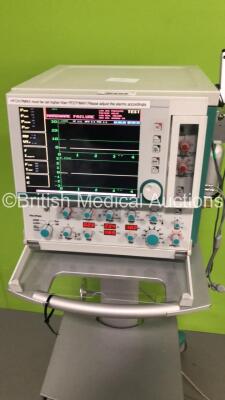 Stephan Stephanie Ventilator Version 3.62 en on Stand - Running Hours 31733 (Powers Up with Error - See Pictures - Missing Front Cover Flap) - 6