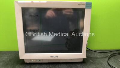 Philips MP70 Intellivue Touch Screen Anesthesia Monitor Software Revision G.01.72 (Powers Up with Missing Covers-See Photos)