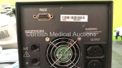 Mixed Lot Including 2 x Colleague Infusion Pump (1 Powers Up, 1 No Power) 2 x Colleague CXE Infusion Pumps (Both Power Up) 1 x Trust UPS Unit and 1 x N20 Hose) - 6