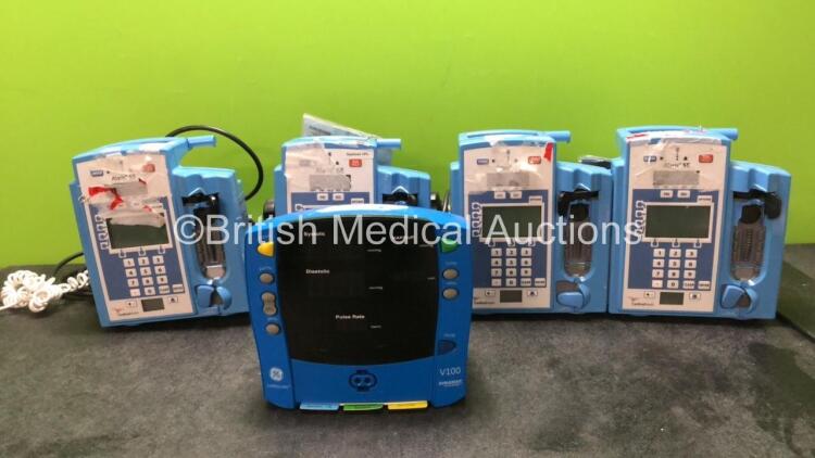 4 x Alaris SE Pumps and 1 x GE V100 Dinamap Patient Monitor