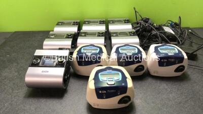 Job Lot of CPAP Units Including 7 x ResMed S9 Escape CPAP Units with 7 x AC Power Supplies,1 x ResMed Escape CPAP Unit (Powers Up) 3 x ResMed Escape CPAP Units (All Power Up) *SN 23131978776, 23111682412, 22151043417, 22151450656, 22161434022, 22152000886