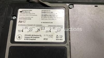 3 x ResMed Airsense 10 Elite CPAP Units and 1 x ResMed Airsense 10 Autoset CPAP Unit with 1 x AC Power Supply (All Power Up, 1 with Missing Cover-See Photo) *SN 22171212035, 23183573287, 23192579397, 22171075473* - 4