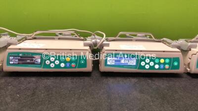 4 x B Braun Infusomat Space Volumetric Infusion Pumps with 4 x AC Power Supplies (All Power Up) - 2