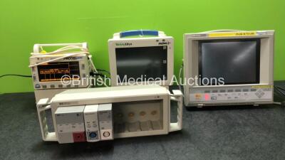 Job Lot Including 1 x ProPaq Encore Patient Monitor Including ECG, NIBP, P1, P1, T1, T2 SpO2 and CO2 Options with 1 x AC Power Supply (Powers Up) 1 x Welch Allyn Propaq CS Patient Monitor Including ECG, P1, P2, NIBP, SpO2, TEMP, CO2 and Printer Options (N