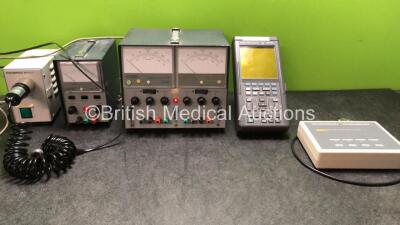 Mixed Lot Including 1 x Olympus MU-1 Leak Tester Unit with 1 x Olympus Leakage Tester Cable (Power Up) 1 x Farnell E30/2 Power Supply (Powers Up) 1 x Farnell L30BT Stabilized Power Supply (Powers Up 1 x Fluke IDA 4 Plus PCA Trigger / Remote Call Interface