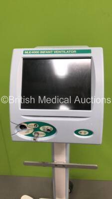 SLE 4000 Infant Ventilator on Stand (No Power) *S/N 41949 (2008)* **Mfd 02/2008** - 2