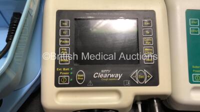 Mixed Lot Including 1 x Nippy Clearway Cough Assistor (No Power) 1 x Nippy S+ Ventilator (Powers Up) 1 x SAM 420 Suction Unit with 1 x AC Power Supply (No Power) 2 x Medix AC 4000 Nebulisers (1 Powers Up, 1 No Power) - 3