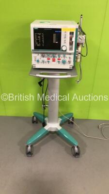 Stephan Stephanie Ventilator Version 3.62 en on Stand - Running Hours 25208 (Powers Up with Error - See Pictures - Missing Front Cover Flap)