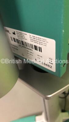 Stephan Stephanie Ventilator Version 3.62 en on Stand - Running Hours 25208 (Powers Up with Error - See Pictures - Missing Front Cover Flap) - 6