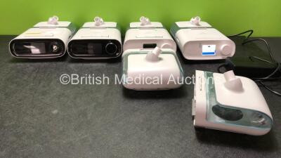 Job Lot of Dream Station Units Including 2 x Philips Respironics Dream Station BiPAP S/T Units (Both Power Up, 1 with Missing Dial-See Photo) 2 x Philips Respironics Dream Station CPAP Units (Both Power Up) 6 x Philips Respironics Dream Station Humidifier