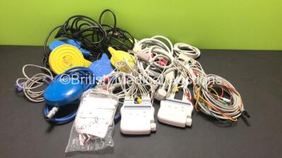 Mixed Lot Including 2 x Mortara Wireless Acquisition Modules, 3 x Valleylab Footswitches, Zoll Cables and ECG Leads *S/N NA*