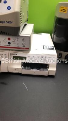 Mixed Lot Including Olympus CLH-2 Light Source, 2 x eppendorf Centrifuge 5424 Centrifuges, 1 x Dentsply Trubyte Triad 2000 Unit, 1 x Kappa Colposcope DVC 750 Camera Unit and 2 x Sony UP-25MD Colour Video Printers *S/N 5424XK617819 / 7726375 / 5424GM376610 - 6