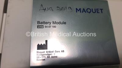 33 x Maquet Battery Modules Ref 64 87 180 *S/N 474870 / 29287 / 31765 / 44696 / 200421 / 47836 / 200421547165 / 47811 / 44780 / 45587 / 30790 / 44872 / 47839 / 210616 / 665270 / 659620* - 3