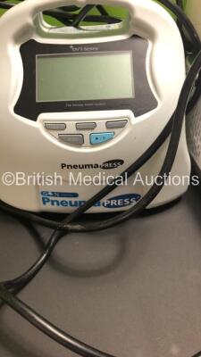 Mixed Lot Including IKA Werke KS 501 Digital Shaker, OBS SS-100 Surgical Smoke Evacuator, Philips Respironics BiPAP S/T, Carefusion Alaris VP Plus Guardrails Infusion Pump, ResMed Escape II CPAP. Philips Respironics InnoSpire Deluxe Nebulizer and G+N Pneu - 6