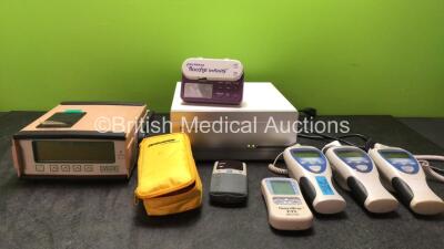 Mixed Lot Including 1 x Bard BVI 2500 Bladder Scanner (Powers Up with Missing Probe and Missing Power Supply) 1 x Nonin Medical Model 2500 Pulse Oximeter (Untested Due to Missing Batteries) 1 x Mindray TMS 6016 Telemetry Monitoring System (Powers Up) 1 x 