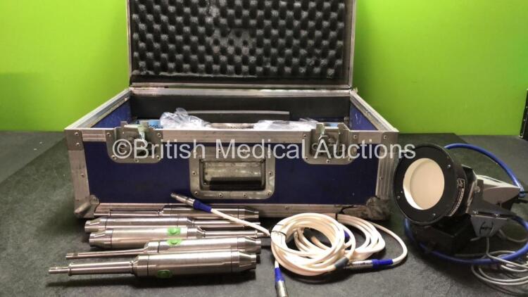 Mixed Lot Including 1 x Datalogic Matrix 2000 Scanner Unit with 1 x Datalogic CBX100 Connection Box (Powers Up) 7 x Ocar Medical Probes with 2 x Leads in Transport Case