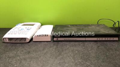 Mixed Lot Including 1 x SonoSite 180 Plus Portable Ultrasound (Untested Due to Missing Power Supply) 1 x Efore SR 92B370 S5 Patient Monitor Supply (Powers Up) 1 x Samsung DVD R150 DVD Unit (Powers Up)