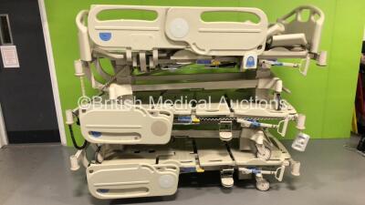 3 x Hill-Rom Electric Hospital Beds (Stock Photo Used) *S/N ME025108 / ME025503 / ME025588*