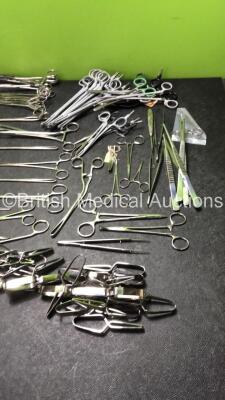 Job Lot of Various Surgical Instruments Including Lanes Tissue Forceps,Mixed Forceps,Suction Tubes and Retractors - 2