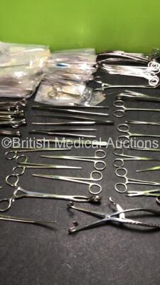 Job Lot of Various Surgical Instruments Including Lanes Tissue Forceps,Mixed Forceps,Suction Tubes and Retractors - 4