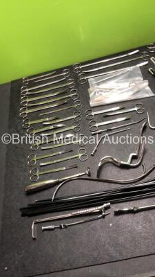 Job Lot of Various Surgical Instruments Including Long Scissors,Carles Scissors and Dressing Scissors - 6