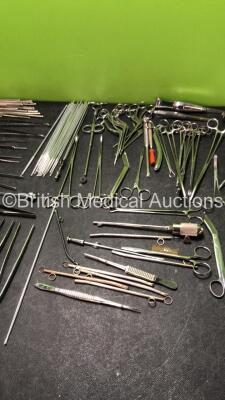 Job Lot of Various Surgical Instruments Including Mixed Forceps,Suction Tubes and Mixed Clasps - 3