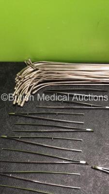 Job Lot of Various Surgical Instruments Including Mixed Forceps,Suction Tubes and Mixed Clasps - 6