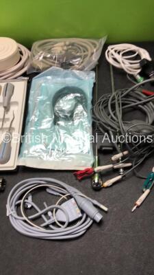 Mixed Lot Including 1 x 3M Mini-Driver II Handpiece, 1 x Diathermy Footswitch,SDI Directa Luxator Surgical Instruments,Assorted Instruments and Monitor Leads - 3