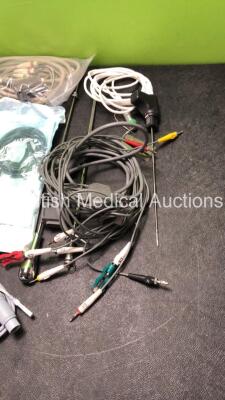 Mixed Lot Including 1 x 3M Mini-Driver II Handpiece, 1 x Diathermy Footswitch,SDI Directa Luxator Surgical Instruments,Assorted Instruments and Monitor Leads - 4