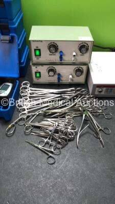 5 x Nova Biomedical Star Strip Xpress Units in Cases, 2 x Downs Cautery and Light Transformers, Pentax Endo Vision 3000 Camera Control Unit and Surgical Instruments - 3